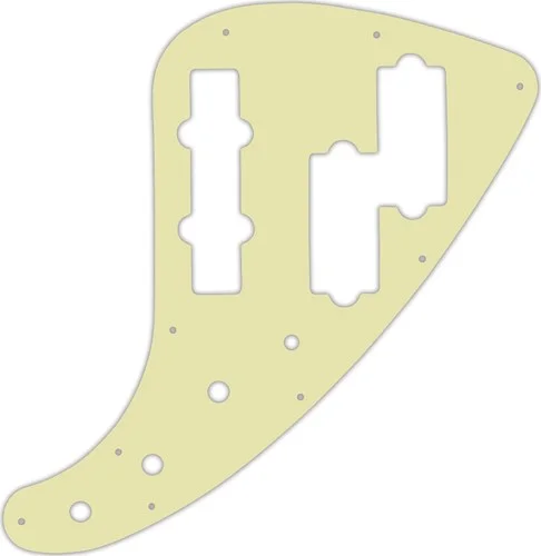 WD Custom Pickguard For Fender JP-90 Jazz Bass #34T Mint Green Thin