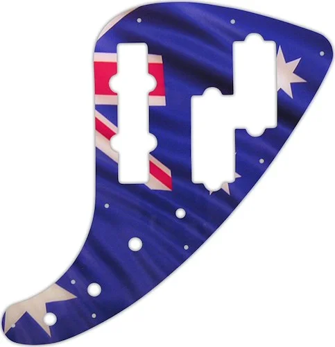 WD Custom Pickguard For Fender JP-90 Jazz Bass #G13 Aussie Flag Graphic