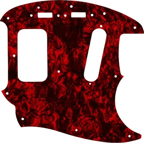 WD Custom Pickguard For Fender Kurt Cobain Mustang #28DRP Dark Red Pearl/Black/White/Black