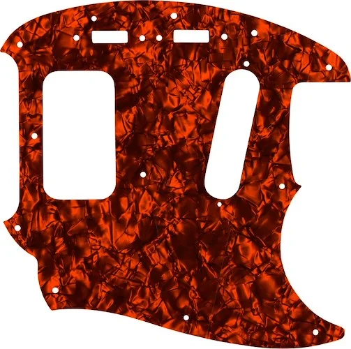 WD Custom Pickguard For Fender Kurt Cobain Mustang #28OP Orange Pearl/Black/White/Black