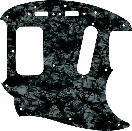 WD Custom Pickguard For Fender Kurt Cobain Mustang #28JBK Jet Black Pearl