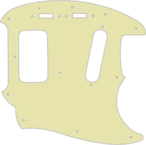 WD Custom Pickguard For Fender Kurt Cobain Mustang #34S Mint Green Solid