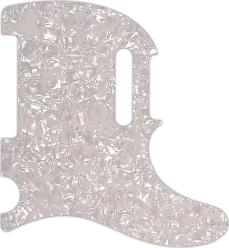 WD Custom Pickguard For Fender Limited Edition American Standard Double-Cut Telecaster #28 White Pea