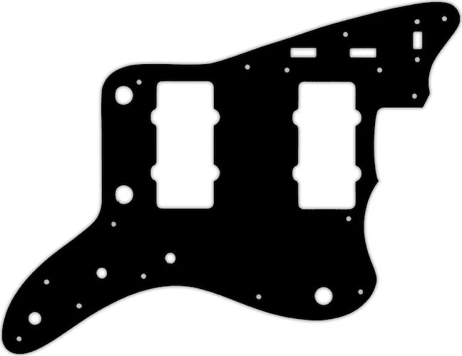 WD Custom Pickguard For Fender Made In Japan 1966-1968 Reissue Jazzmaster #29 Matte Black