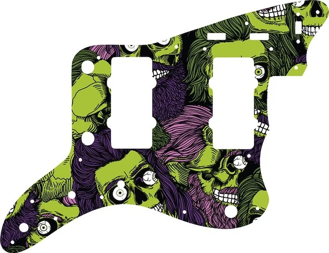 WD Custom Pickguard For Fender Made In Japan 1966-1968 Reissue Jazzmaster #GHA02 Zombeard Graphic