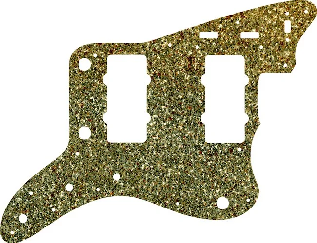 WD Custom Pickguard For Fender Made In Japan 1966-1968 Reissue Jazzmaster #60GS Gold Sparkle 