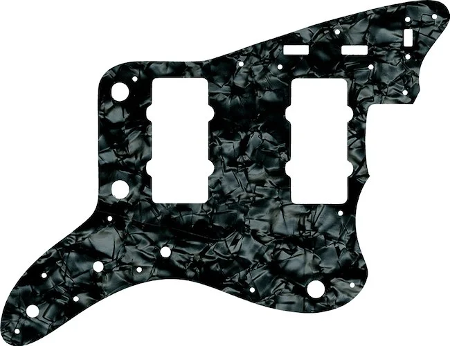 WD Custom Pickguard For Fender Made In Japan 1966-1968 Reissue Jazzmaster #28JBK Jet Black Pearl