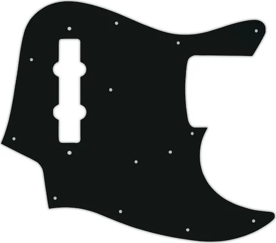 WD Custom Pickguard For Fender Made In Japan Jazz Bass #01A Black Acrylic