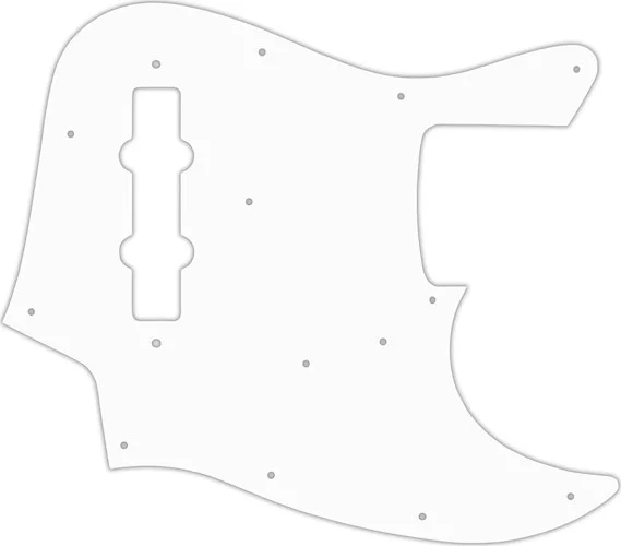 WD Custom Pickguard For Fender Made In Japan Jazz Bass #02 White