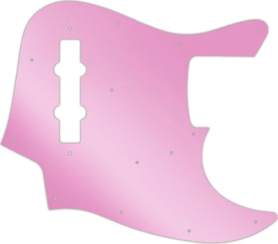 WD Custom Pickguard For Fender Made In Japan Jazz Bass #10P Pink Mirror