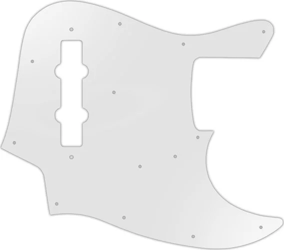 WD Custom Pickguard For Fender Made In Japan Jazz Bass #22 Translucent Milk White