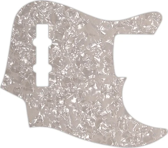 WD Custom Pickguard For Fender Made In Japan Jazz Bass #28A Aged Pearl/White/Black/White