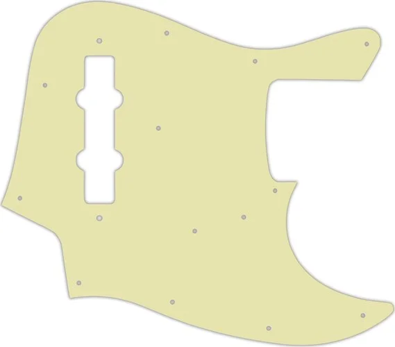 WD Custom Pickguard For Fender Made In Japan Jazz Bass #34 Mint Green 3 Ply