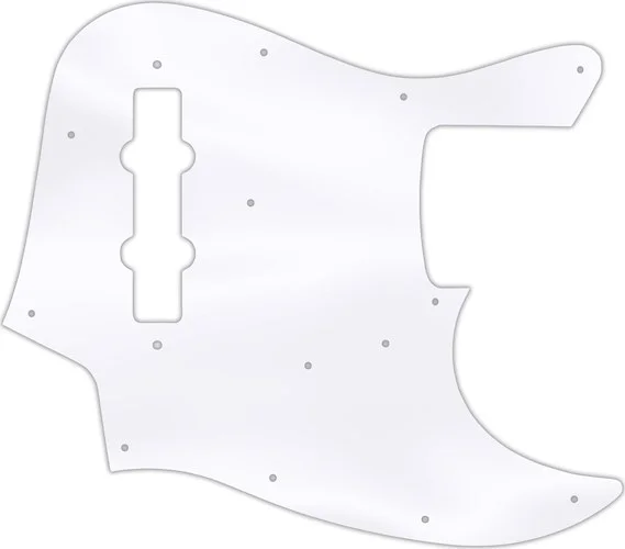 WD Custom Pickguard For Fender Made In Japan Jazz Bass #45T Clear Acrylic Thin