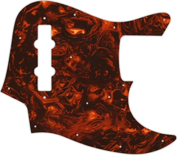 WD Custom Pickguard For Fender Made In Japan Jazz Bass #05F Faux Tortiose