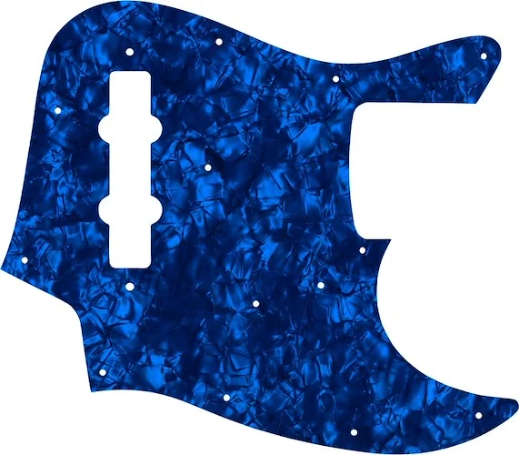 WD Custom Pickguard For Fender Made In Japan Jazz Bass #28DBP Dark Blue Pearl/Black/White/Black Image