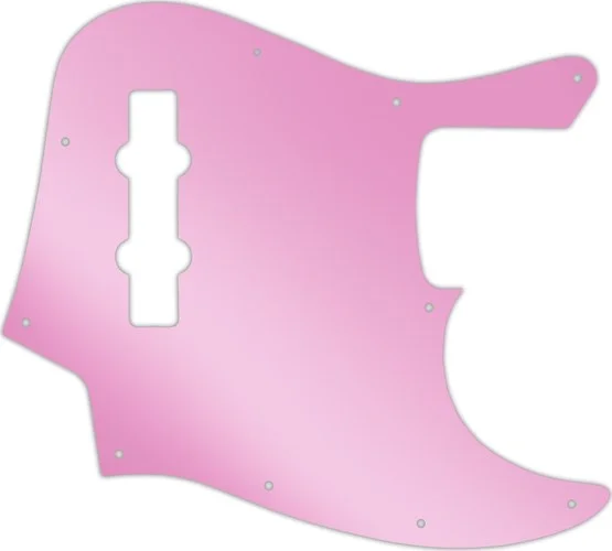 WD Custom Pickguard For Fender Made In Mexico Jazz Bass #10P Pink Mirror
