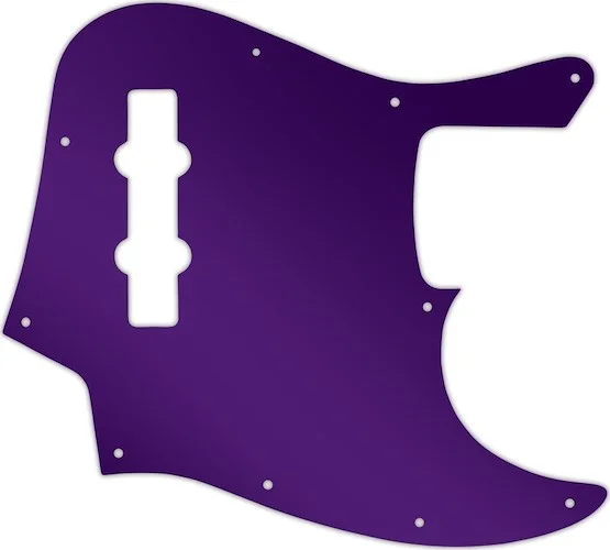WD Custom Pickguard For Fender Made In Mexico Jazz Bass #10PR Purple Mirror
