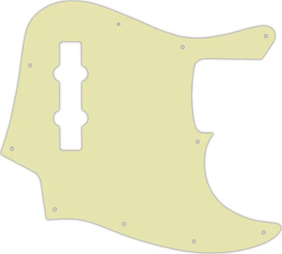 WD Custom Pickguard For Fender Made In Mexico Jazz Bass #34S Mint Green Solid