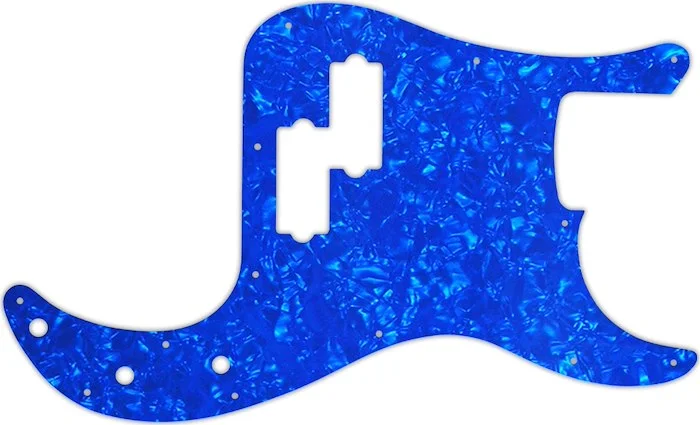 WD Custom Pickguard For Fender Made In Mexico Standard Precision Bass #28BU Blue Pearl/White/Black/W
