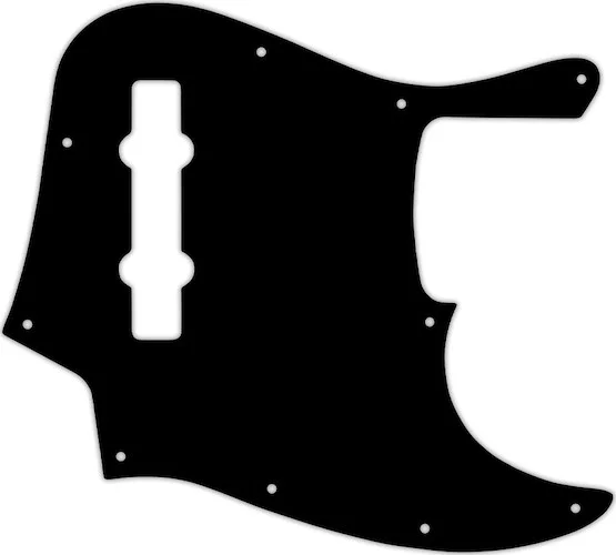 WD Custom Pickguard For Fender Made In Mexico 5 String Jazz Bass #29T Matte Black Thin