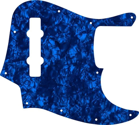 WD Custom Pickguard For Fender Made In Mexico 5 String Jazz Bass #28DBP Dark Blue Pearl/Black/White/Black