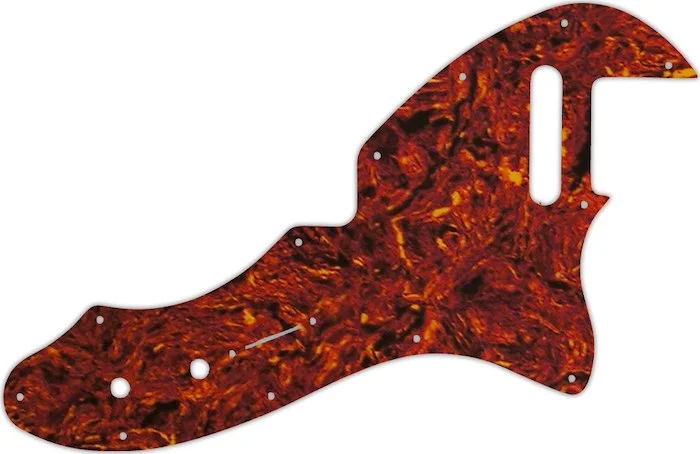 WD Custom Pickguard For Fender Made In Mexico '69 Telecaster Thinline Reissue #05P Tortoise Shell/Pa