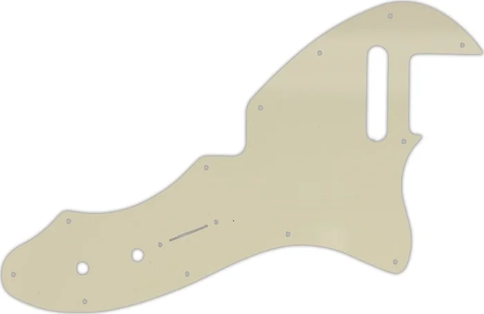 WD Custom Pickguard For Fender Made In Mexico '69 Telecaster Thinline Reissue #55T Parchment Thin