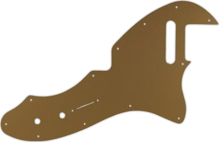 WD Custom Pickguard For Fender Made In Mexico '69 Telecaster Thinline Reissue #59 Gold/Clear/Gold