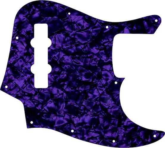 WD Custom Pickguard For Fender Made In Mexico Jazz Bass #28PR Purple Pearl