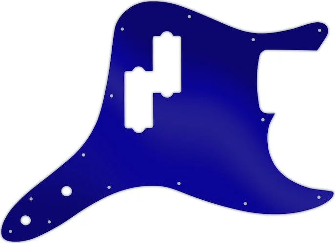 WD Custom Pickguard For Fender 2002-2010 Mark Hoppus Signature Bass #10DBU Dark Blue Mirror