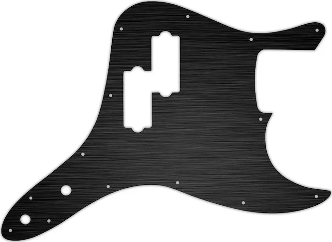 WD Custom Pickguard For Fender 2002-2010 Mark Hoppus Signature Bass #27T Simulated Black Anodized Th