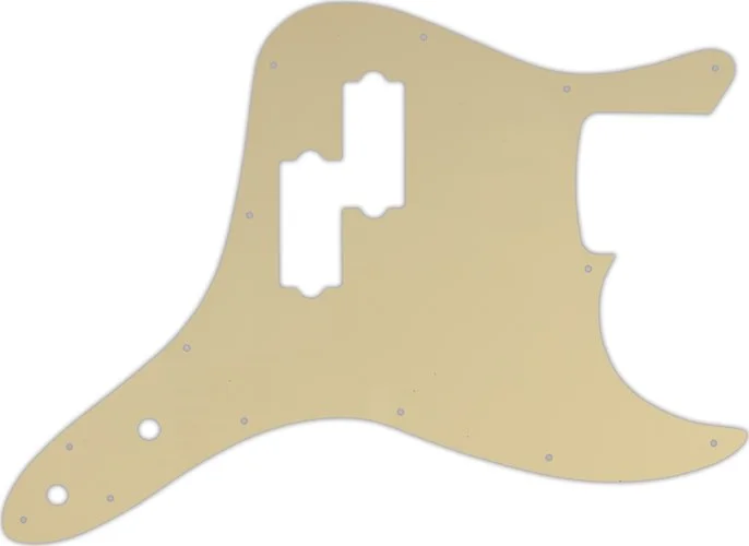 WD Custom Pickguard For Fender 2002-2010 Mark Hoppus Signature Bass #06T Cream Thin
