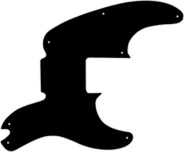 WD Custom Pickguard For Fender Mike Dirnt Signature Precision Bass #03P Black/Parchment/Black