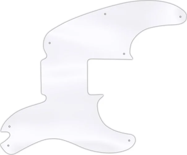 WD Custom Pickguard For Fender Mike Dirnt Signature Precision Bass #45T Clear Acrylic Thin