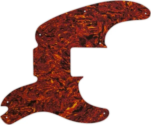 WD Custom Pickguard For Fender Mike Dirnt Signature Precision Bass #05W Tortoise Shell/White