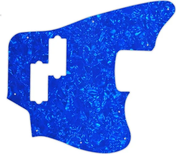 WD Custom Pickguard For Fender Modern Player Jaguar Bass #28BU Blue Pearl/White/Black/White