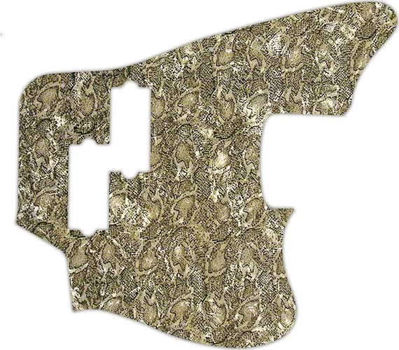 WD Custom Pickguard For Fender Modern Player Jaguar Bass #31 Snakeskin