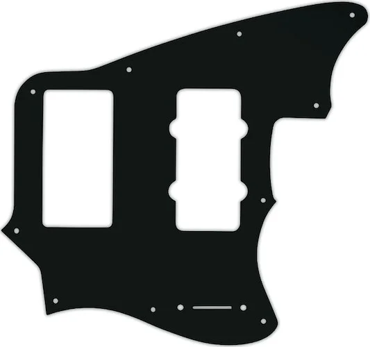 WD Custom Pickguard For Fender Modern Player Marauder #01A Black Acrylic