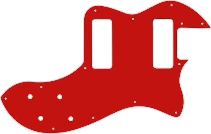 WD Custom Pickguard For Fender Modern Player Telecaster Thinline Deluxe #07 Red/White/Red