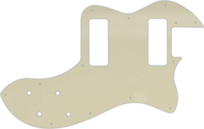 WD Custom Pickguard For Fender Modern Player Telecaster Thinline Deluxe #55 Parchment 3 Ply