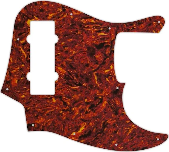 WD Custom Pickguard For Fender 2012-2013 Made In China 5 String Modern Player Jazz Bass V #05P Torto