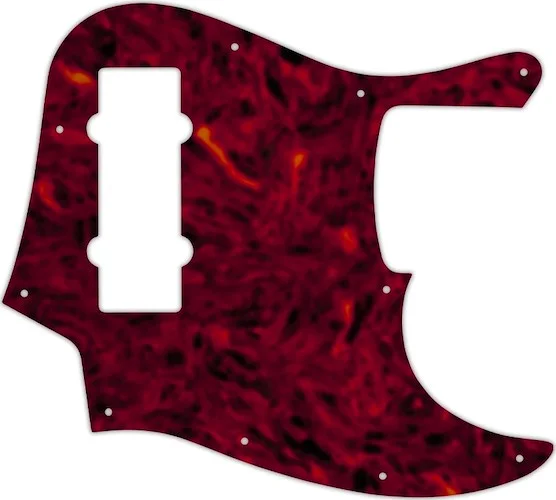 WD Custom Pickguard For Fender 2012-2013 Made In China 5 String Modern Player Jazz Bass V #05T Torto