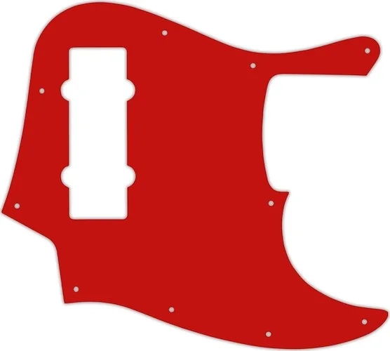 WD Custom Pickguard For Fender 2012-2013 Made In China 5 String Modern Player Jazz Bass V #07S Red S