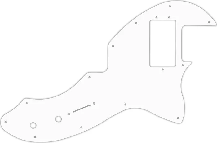 WD Custom Pickguard For Fender Modern Player Short Scale Telecaster #02 White