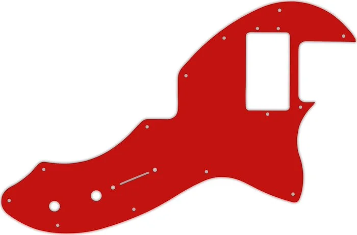 WD Custom Pickguard For Fender Modern Player Short Scale Telecaster #07S Red Solid