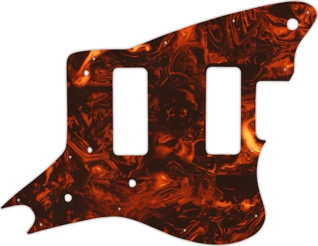 WD Custom Pickguard For Fender Modern Player Jaguar - Custom Designed #05F Faux Tortiose