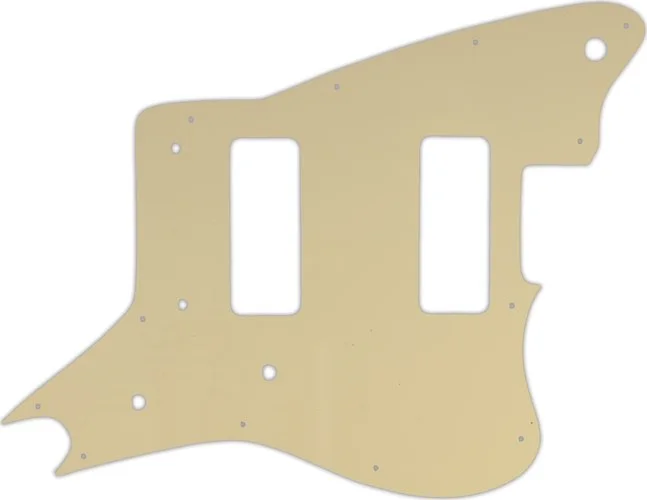 WD Custom Pickguard For Fender Modern Player Jaguar - Custom Designed #06B Cream/Black/Cream