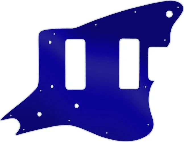 WD Custom Pickguard For Fender Modern Player Jaguar - Custom Designed #10DBU Dark Blue Mirror