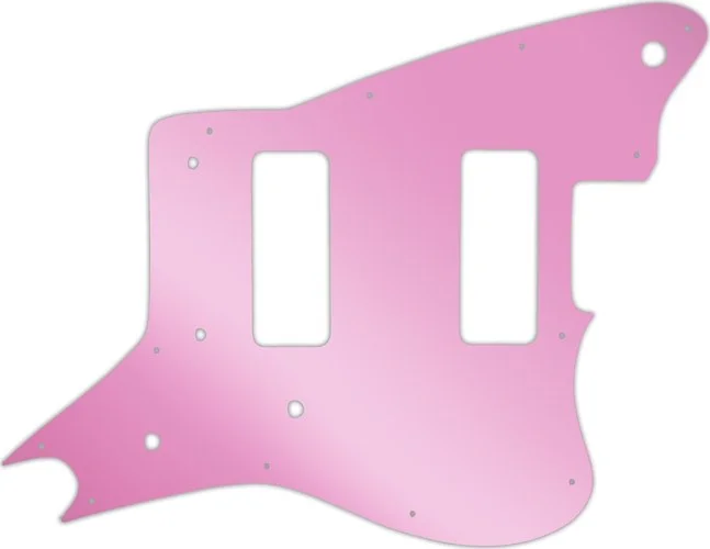 WD Custom Pickguard For Fender Modern Player Jaguar - Custom Designed #10P Pink Mirror